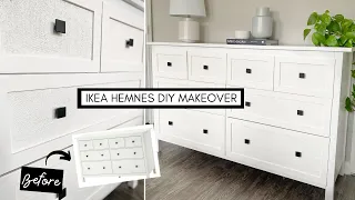 DIY IKEA UPCYCLE | IKEA Hack HEMNES Dresser Makeover | IKEA DIY HACK 2021 | Room Makeover Series