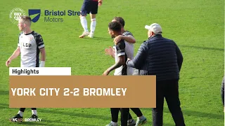 Highlights: York City 2-2 Bromley