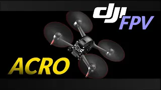 DJI FPV Einstellungen & manueller Modus [ ACRO ] aktivieren