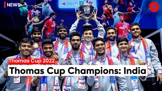 India clinch Thomas Cup title for the first time