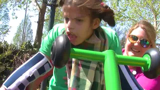 New playground equipment designed for children with special needs