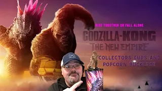 Godzilla X Kong collectors cups and popcorn bucket showcase!!