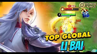 Honor of kings Top Global Li Bai Gameplay #honorofkings