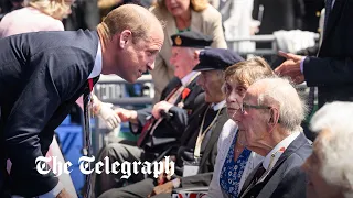 Princess of Wales is 'getting better', Prince William tells D-Day veterans