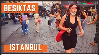Istanbul Turkey Walking Tour | Walking Around Beşiktaş Istanbul | 4K UHD 60FPS | ISTANBUL CITY 2021
