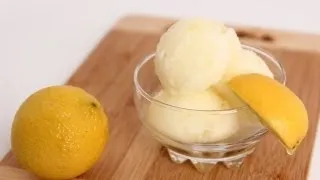 Homemade Lemon Sorbet Recipe - Laura Vitale - Laura in the Kitchen Episode 612