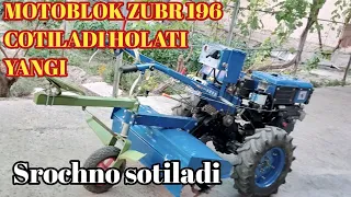 MOTOBLOK ZUBR 196 SRÕCHNO SOTILADI МОТОБЛОК ЗУБР 196 СРОЧНО СОТИЛАДИ ТЕЛ 97 538 94 12