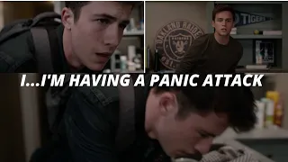 13 Reasons Why S04 Clay having a Panic Attack in front of Justin