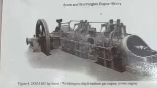 600 Horsepower Reciprocating Natural Gas Engine in Action Snow Worthington NW PA 462