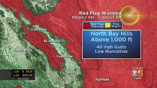 Red Flag Warning Issued For North Bay Hills As Fire Danger Grows