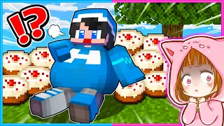 食べ過ぎて太ってしまったちろるを救うマインクラフト🍰🤤【 マイクラ / Minecraft 】