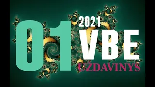 01 uždavinys | VBE 2021