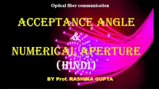 Acceptance Angle and Numerical Aperture of Optical Fiber in Detail.