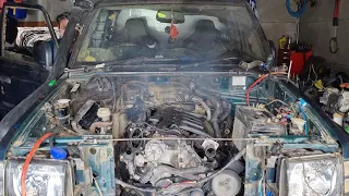 MK2 shogun m57 330d swap, 2nd start up!