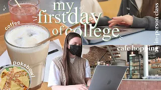 student diaries | first day of college, note taking, cafe hopping, productive vlog