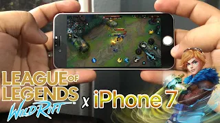 League of Legends: Wild Rift Gameplay on iPhone 7 (2GB RAM) in 2021 | (ULTRA SETTING!) HandCam [4K]