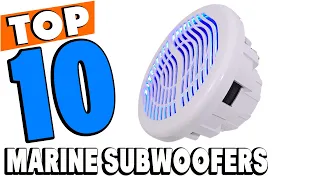 Top 10 Best Marine Subwoofers Review in 2024