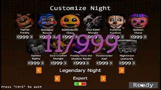 FNAF Ultimate Edition 3: 11/999 (THE MOST LEGENDARY NIGHT!)