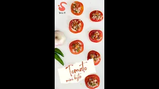 5 min Recipe | Easy Evening Snacks | Tomato Mini Bytes | Fireless Cooking #shorts