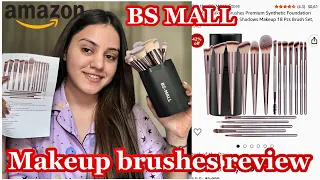 Amazon BS-MALL makeup brush set review + demo | Worth the money?👎🏾Kp styles