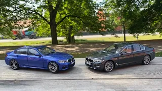 BMW 5 series vs BMW 3 series 1/18