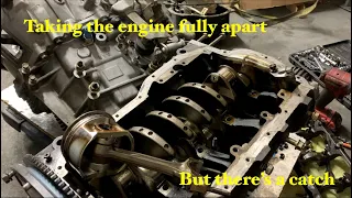 Rebuilding my wrecked Mitsubishi Lancer Evo VIII MR Part 4 - Tearing the engine apart