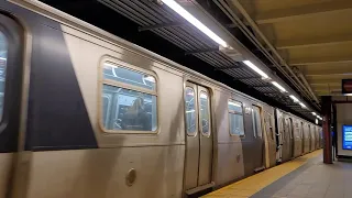 Brooklyn [Carnasie] bound R160 [half Cuomo set] L train action Myrtle Wyckoff Avs