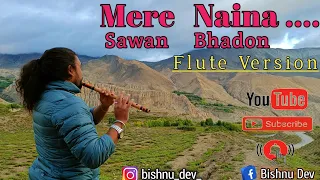 Mere Naina Sawan Bhadon Flute Cover Song | मेरे नैना सावन भादों | Lata Mangeshkar | Mehbooba