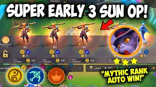 SUPER LUCKY 3 SUN EARLY !! NEW TRICK MYTHIC RANK STRONGEST COMMANDER AUTO WIN MUST WATCH!