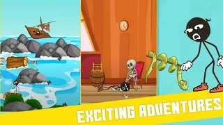 Stickman Escape Story Help Him - Gameplay Walkthrough Part 1 All Levels (iOS, Android)