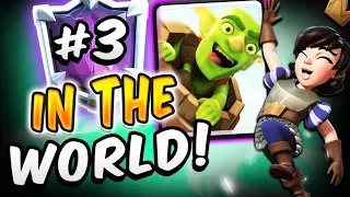 #3 IN THE WORLD w/ ORIGINAL LOG BAIT! — Clash Royale