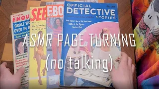 ASMR Page Turning Relaxation - Vintage Magazines (No Talking)
