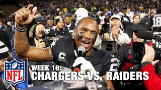 Charles Woodson Says Goodbye To Raider Nation | Chargers vs. Raiders | NFL