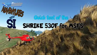 MSFS Quick test of Shrike 530F