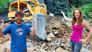 A HUGE Transformation | Building Our Road With A Dozer