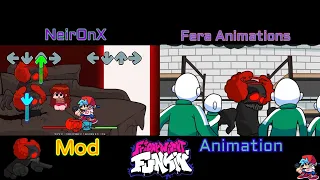 FNF Expurgation but everyone sing it (Original Vs Animation)