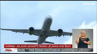 Audriņu lidlaukā aizvadīts šogad lielākais avio šovs