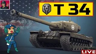 🔥 T34 - СЕГОДНЯ Я БУДУ "ГОРЕТЬ" ОТ ЭТОГО КУСКА 😂 Мир Танков