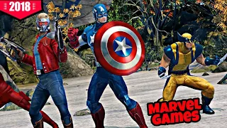 Top 15 MARVEL Games to Android and iOS in 2018 with high graphics with download links #marvelgames