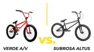 Verde A/V VS. Subrosa Altus - UNDER $400 BMX BIKES (Comprehensive Comparison)