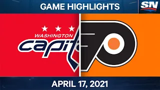 NHL Game Highlights | Capitals vs. Flyers - Apr. 17, 2021