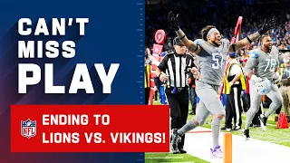 Lions First Win in a Year! INSANE ENDING!! Vikings vs. Lions