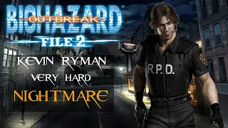 Resident Evil Outbreak File#2: "NIGHTMARE" All Scenario Very Hard Walkthrough (Kevin)