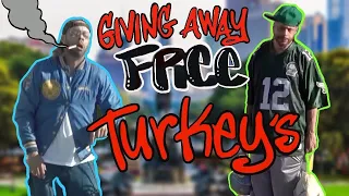 Giving Away Turkeys! Always Teste & Ronnie "Hacker" Watts