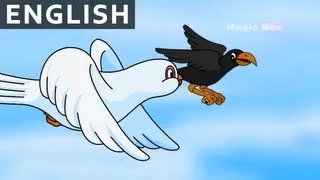 Greedy Crow - Jataka Tales In English - Animation / Cartoon Stories For Kids