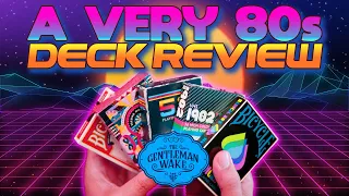 80s Inspired Playing Card Decks Mega-Review!