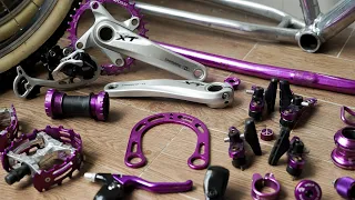 PURPLE COMPONENTS BUILD MTB / FEDERAL COMPETITION / BIKE BUILD