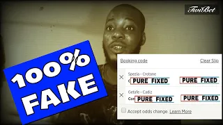 How to Detect Fake Fixed Matches Betslip ( Betting Strategy )