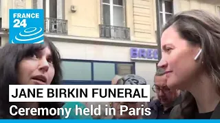 Jane Birkin funeral: Ceremony held in Saint Roch church in Paris today • FRANCE 24 English