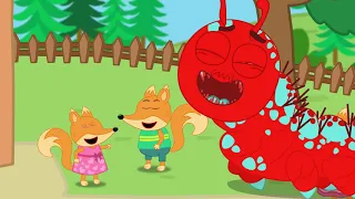 The Fox Family and friends swimming pool adventures - cartoon for kids new funny episode #850